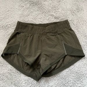 Lululemon Size 4 Army Green Shorts